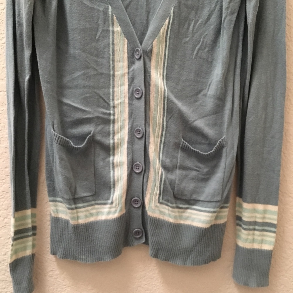⚡️2for$20⚡️Urban Outfitters Blue Cardigan - Picture 3 of 5